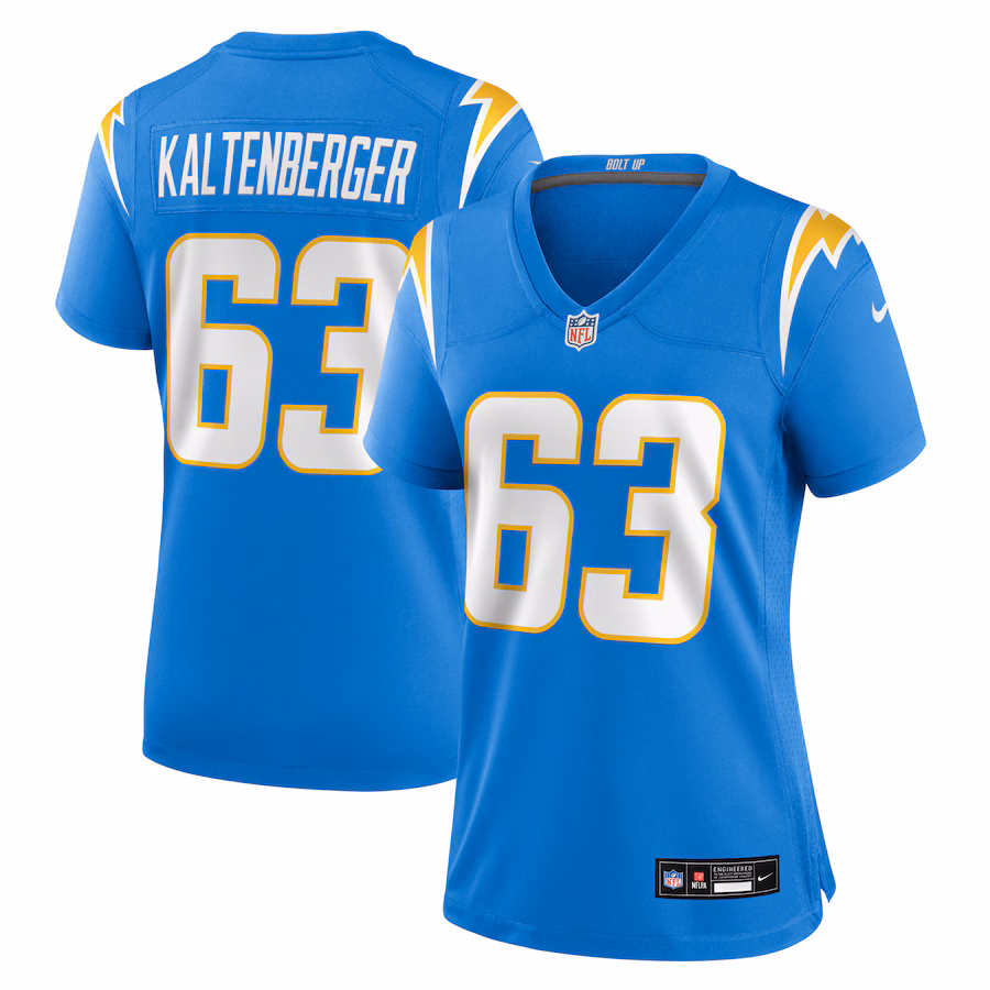 Women's Los Angeles Chargers Josh Kaltenberger Nike Powder Blue Team Game Jersey - Ujersey Shop