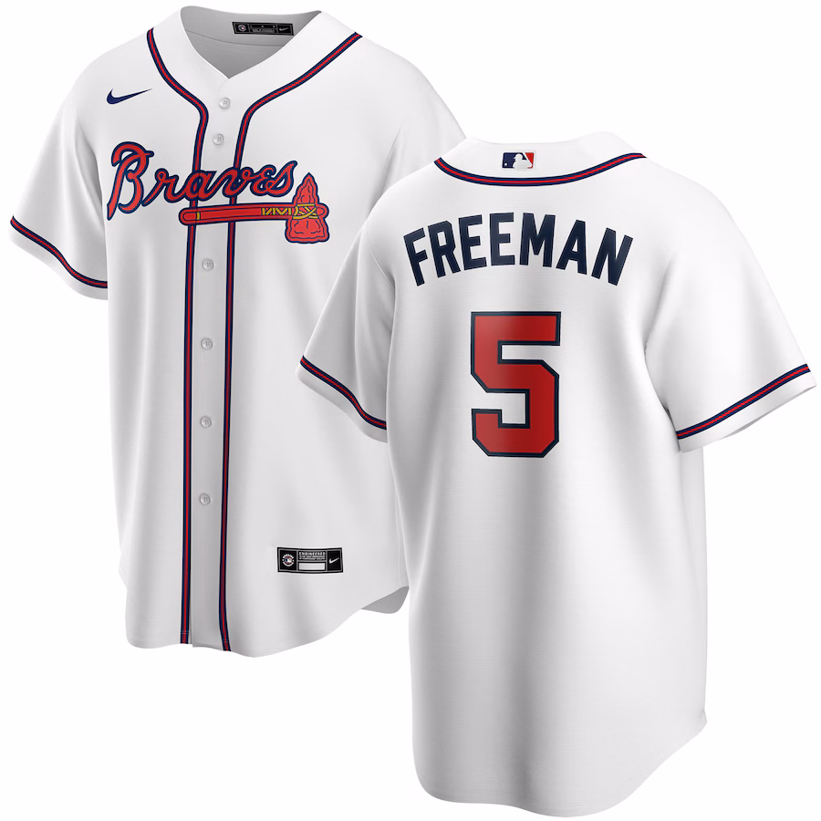 Youth Atlanta Braves Freddie Freeman Nike White Alternate Replica Player Jersey - Ujersey Shop