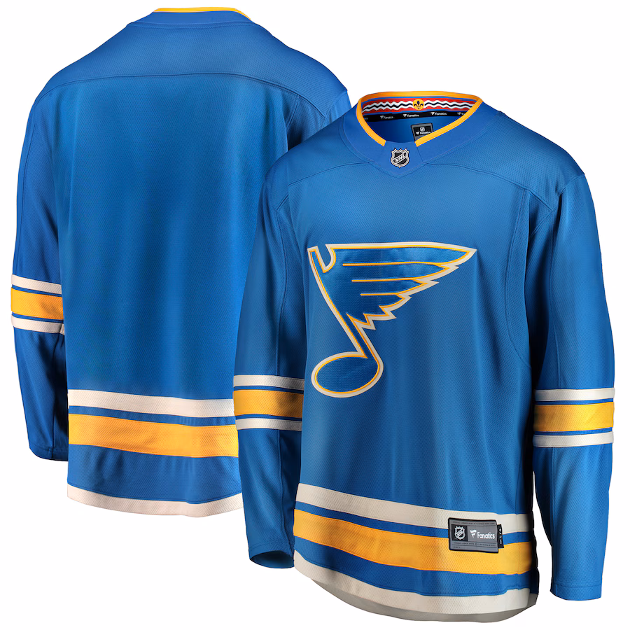 Youth St. Louis Blues Fanatics Blue Alternate Breakaway Jersey - Ujersey Shop