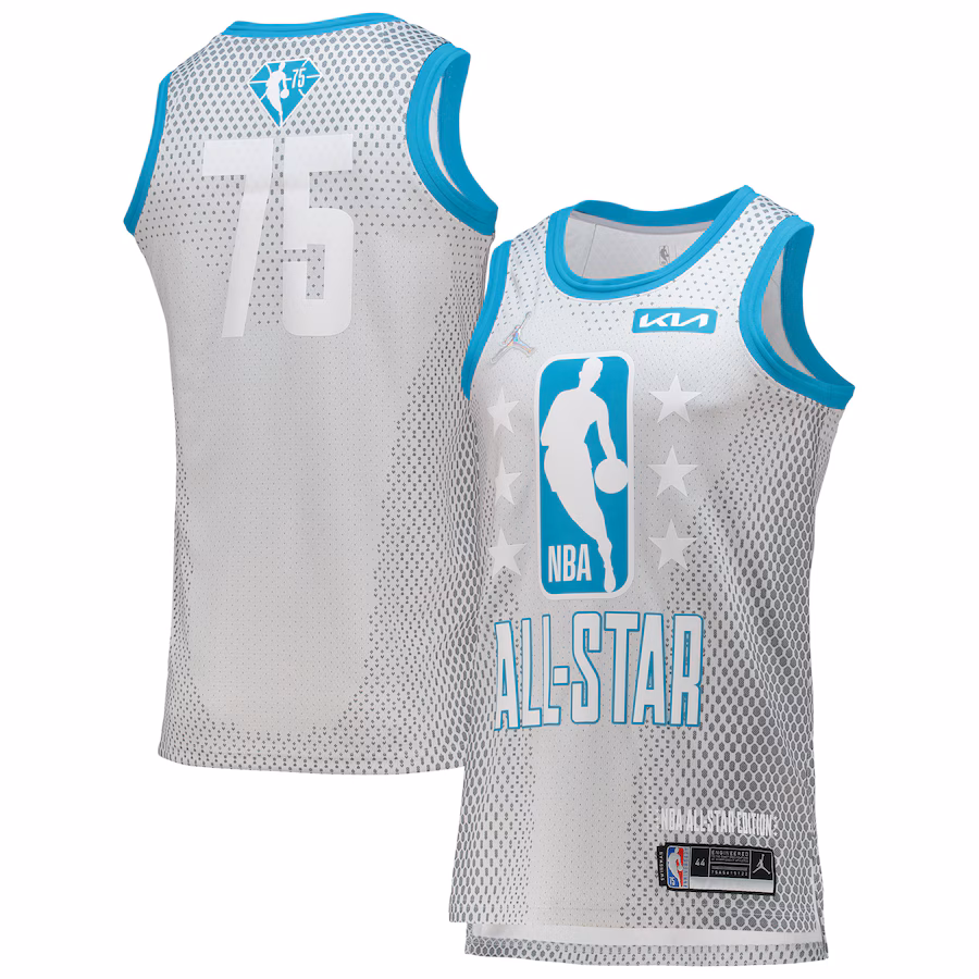 Men's Jordan Brand White 2022 NBA All-Star Game 75th Anniversary Swingman Jersey - Ujersey Shop