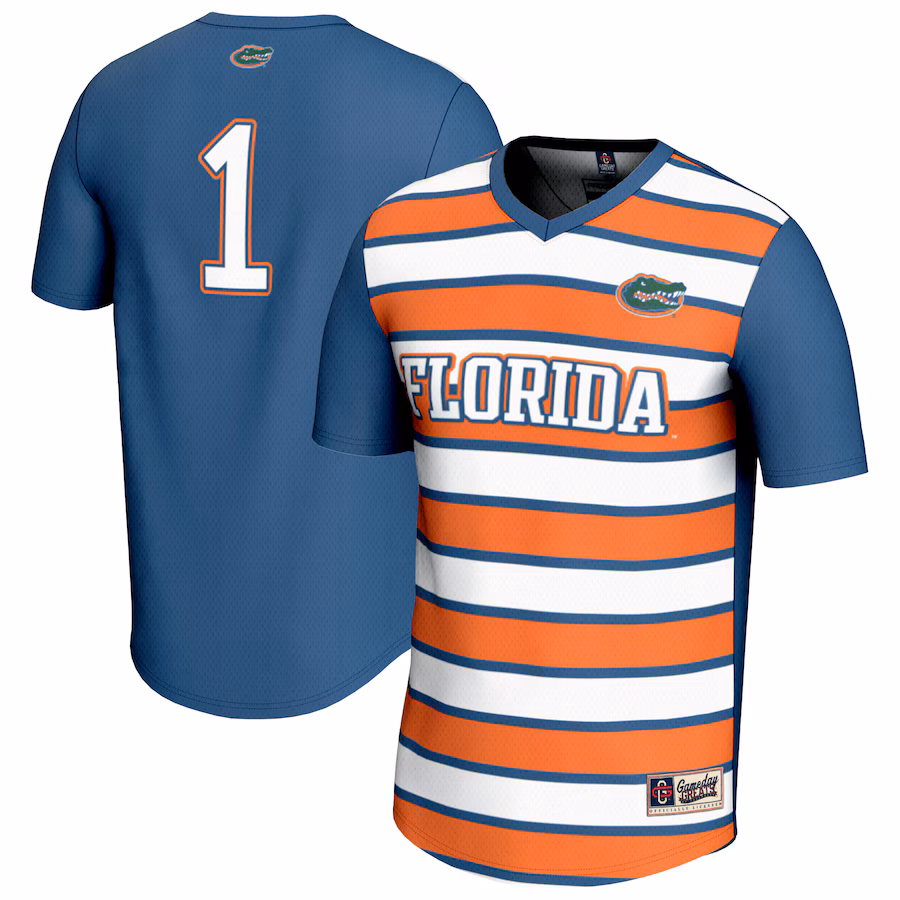 Unisex GameDay Greats #1 Royal Florida Gators Lightweight Soccer Fashion Jersey - Ujersey Shop
