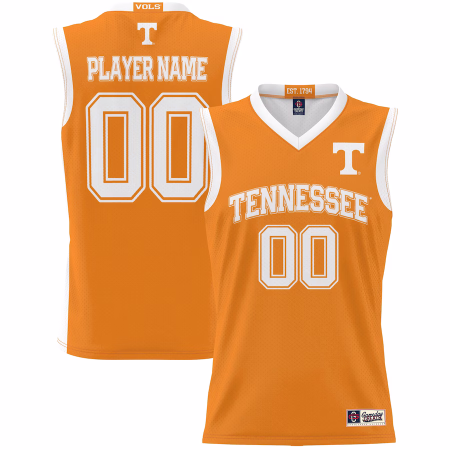 Tennessee Volunteers GameDay Greats Youth NIL Pick-A-Player Lightweight Basketball Jersey - Orange - Ujersey Shop