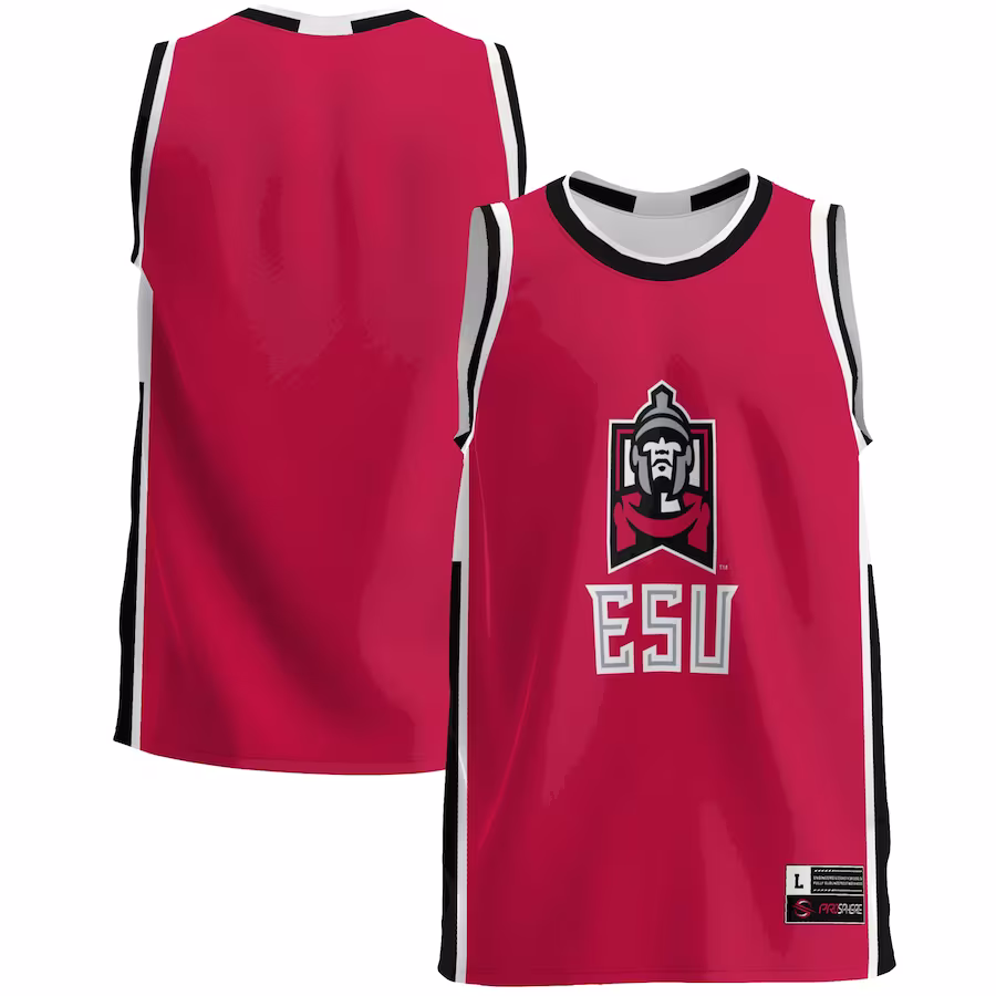 East Stroudsburg Warriors GameDay Greats  Lightweight Basketball Jersey - Red - Ujersey Shop