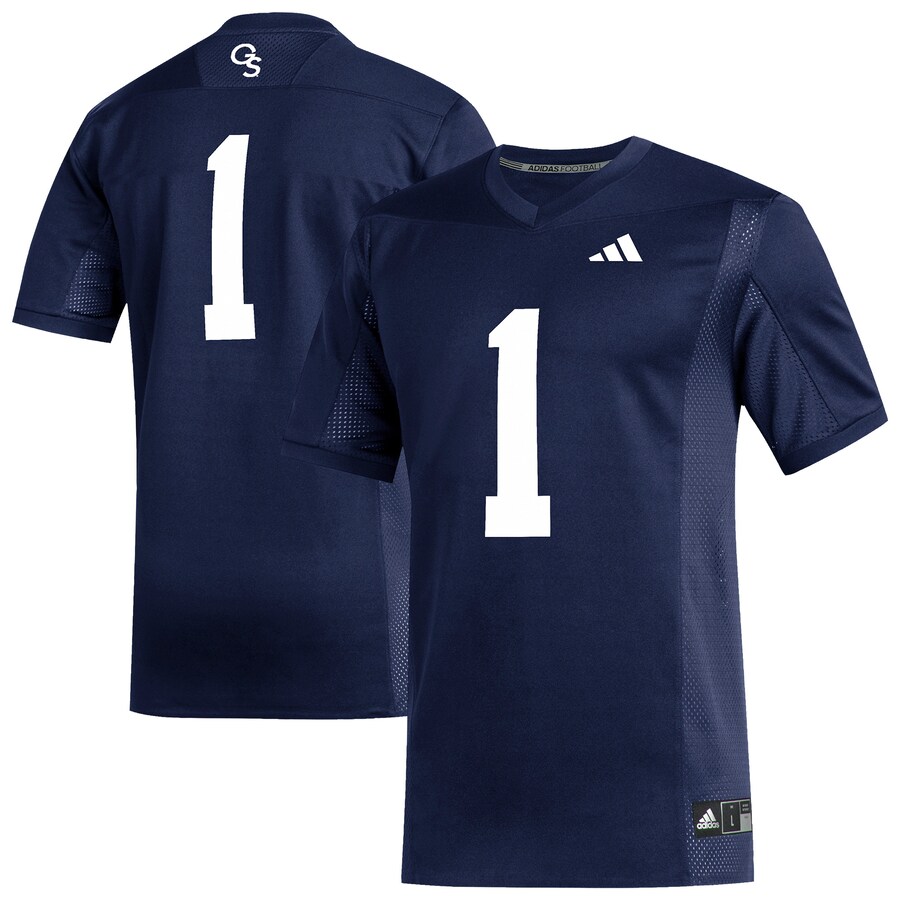 Men's adidas #1 Navy Georgia Southern Eagles Replica Football Jersey - Ujersey Shop