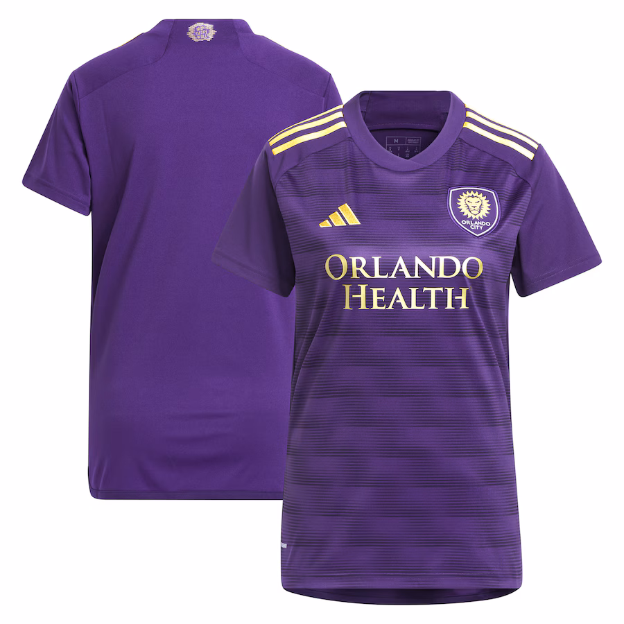 Women's Orlando City SC adidas Purple 2023 The Wall Kit Replica Jersey - Ujersey Shop