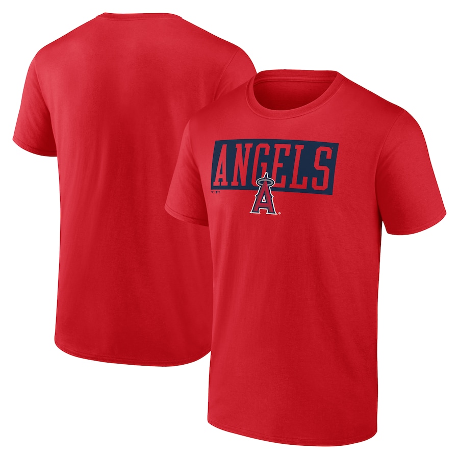 Men's Los Angeles Angels Fanatics Red Hard To Beat T-Shirt - Ujersey Shop