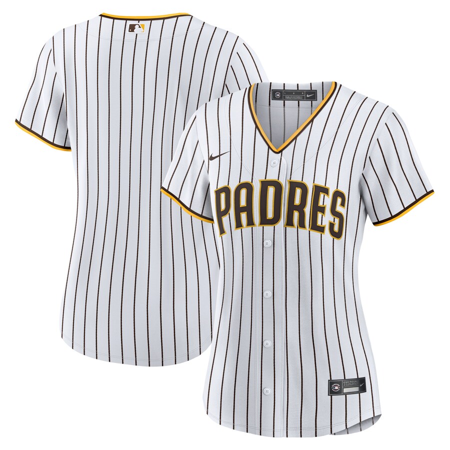Women's San Diego Padres Nike White Home Blank Replica Jersey - Ujersey Shop