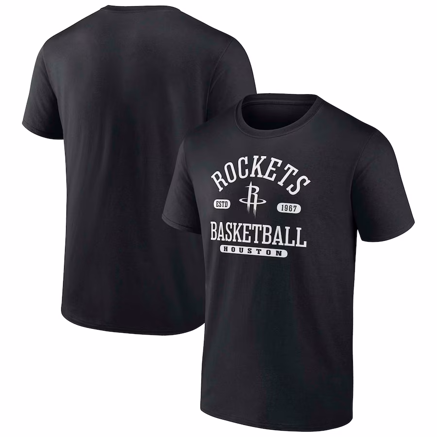 Men's Houston Rockets  Fanatics Black Calling Plays T-Shirt - Ujersey Shop