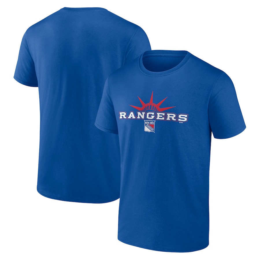 Men's New York Rangers Blue T-Shirt - Ujersey Shop