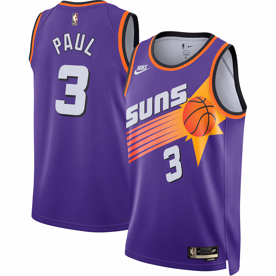 Men's Phoenix Suns Chris Paul Nike Purple Swingman Jersey - Classic Edition - Ujersey Shop