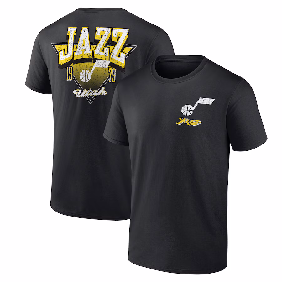 Men's Utah Jazz Black Never Over T-Shirt - Ujersey Shop