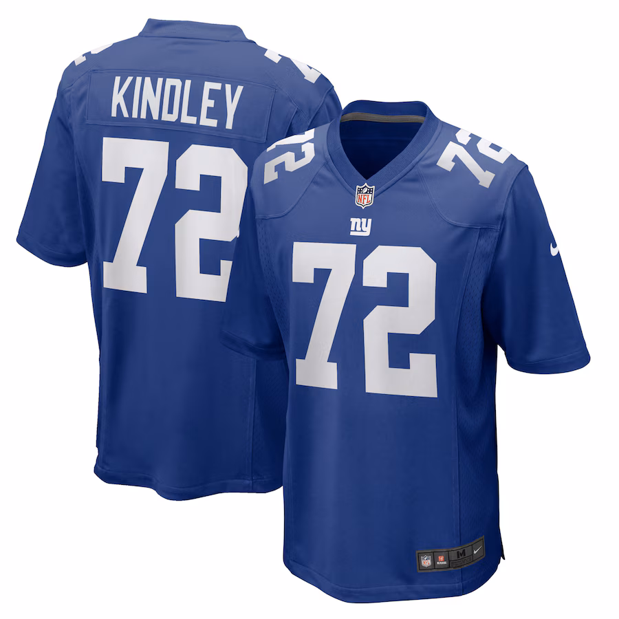 Men's New York Giants Solomon Kindley Nike Royal Home Game Player Jersey - Ujersey Shop
