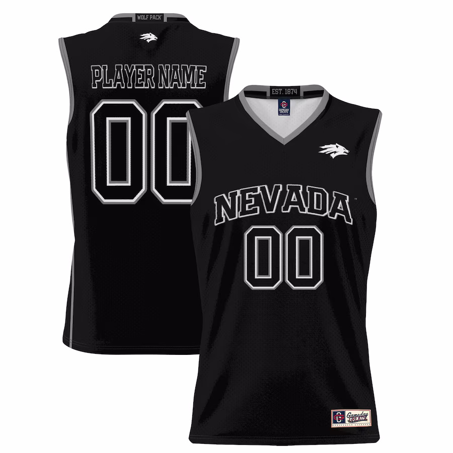 Nevada Wolf Pack GameDay Greats Youth NIL Pick-A-Player Lightweight Basketball Jersey - Black - Ujersey Shop