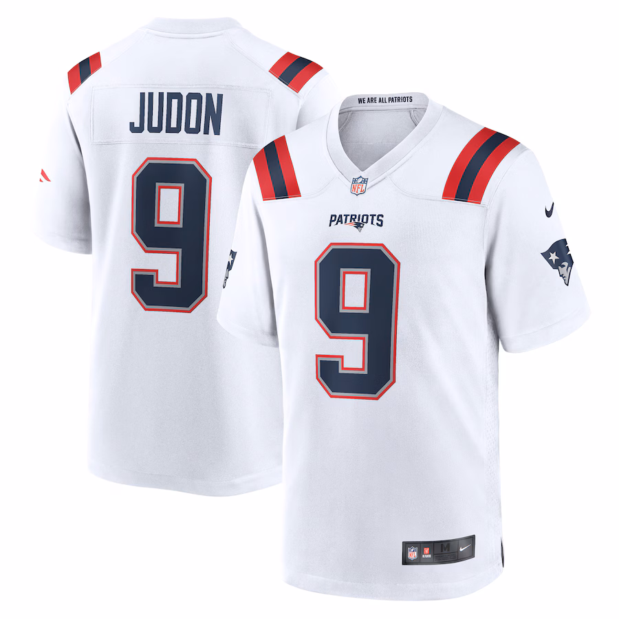 Men's New England Patriots Matthew Judon Nike White  Game Jersey - Ujersey Shop