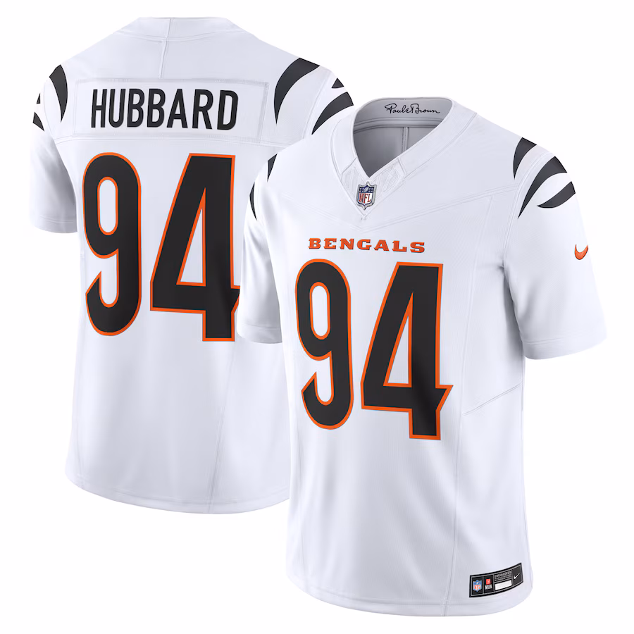 Men's Cincinnati Bengals Sam Hubbard Nike White Vapor F.U.S.E. Limited Jersey - Ujersey Shop