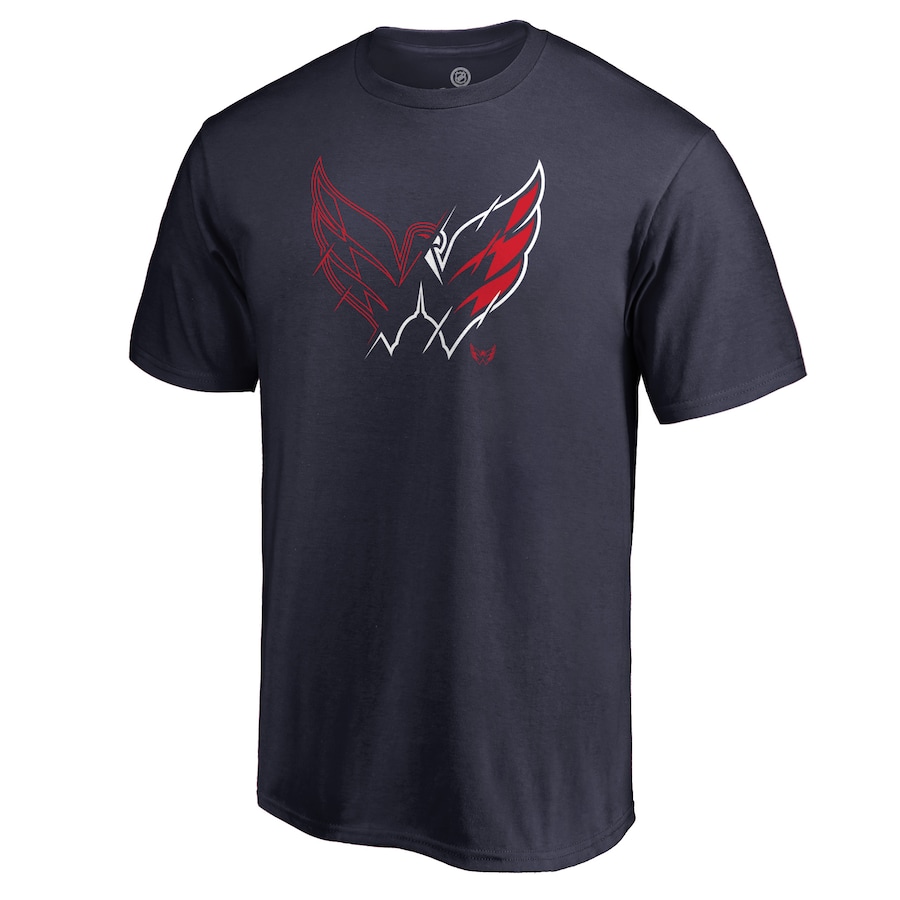 Men's Washington Capitals Navy X-Ray T-Shirt - Ujersey Shop
