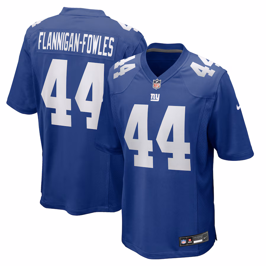 Men's New York Giants Demetrius Flannigan-Fowles Nike Royal Team Game Jersey - Ujersey Shop