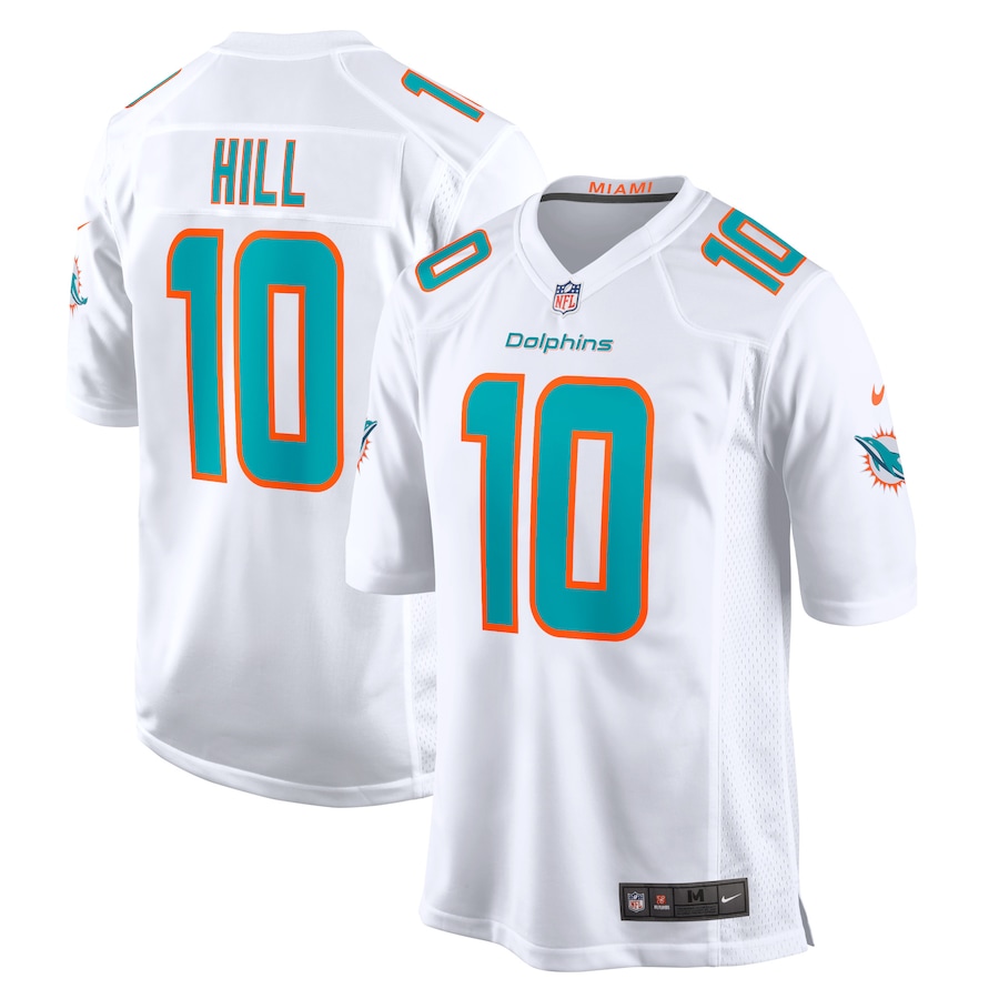 Men's Miami Dolphins Tyreek Hill Nike White Game Jersey - Ujersey Shop