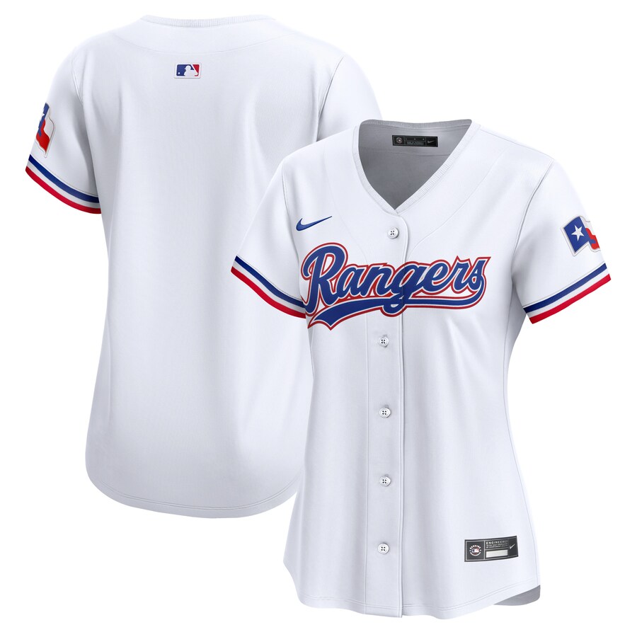 Women's Texas Rangers Nike White Home Limited Jersey - Ujersey Shop