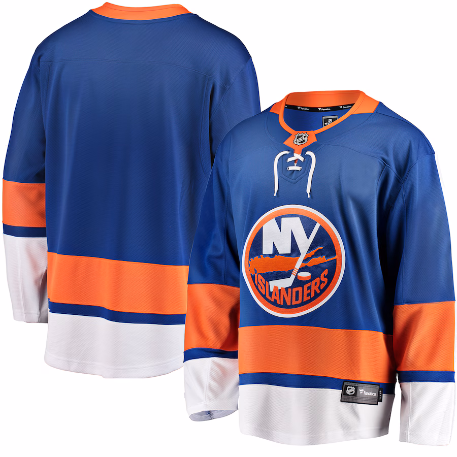 Men's New York Islanders Fanatics Blue Breakaway Home Jersey - Ujersey Shop