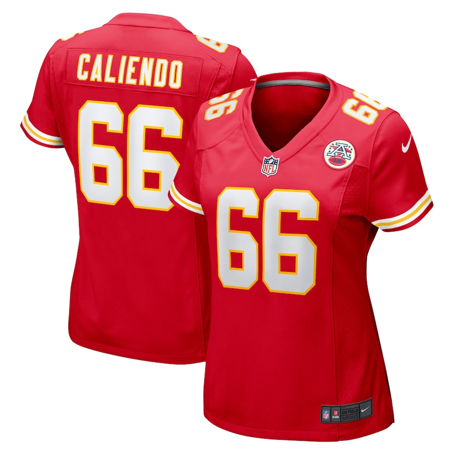 Women's Kansas City Chiefs Mike Caliendo Nike Red Game Player Jersey - Ujersey Shop