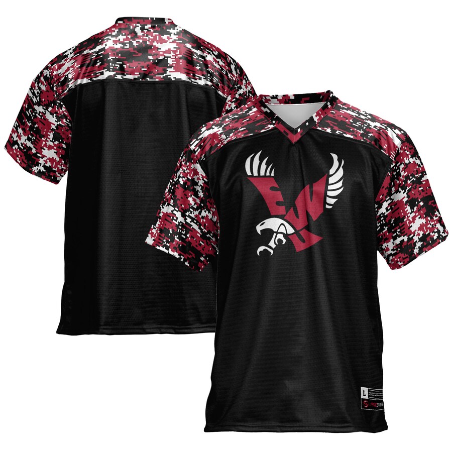 Men's GameDay Greats Black Eastern Washington Eagles Football Jersey - Ujersey Shop