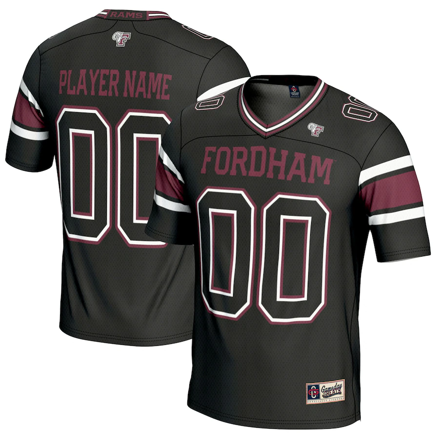 Fordham Rams GameDay Greats Youth NIL Pick-A-Player Football Jersey - Black - Ujersey Shop