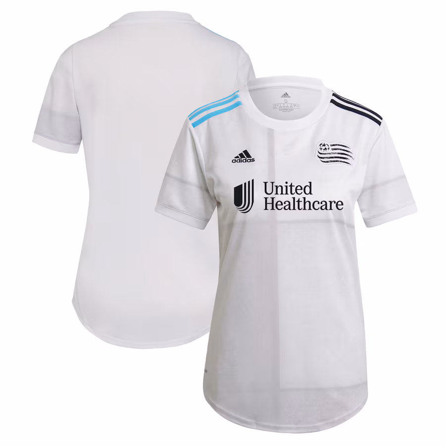 Women's New England Revolution adidas White 2021 The Fort Replica Jersey - Ujersey Shop