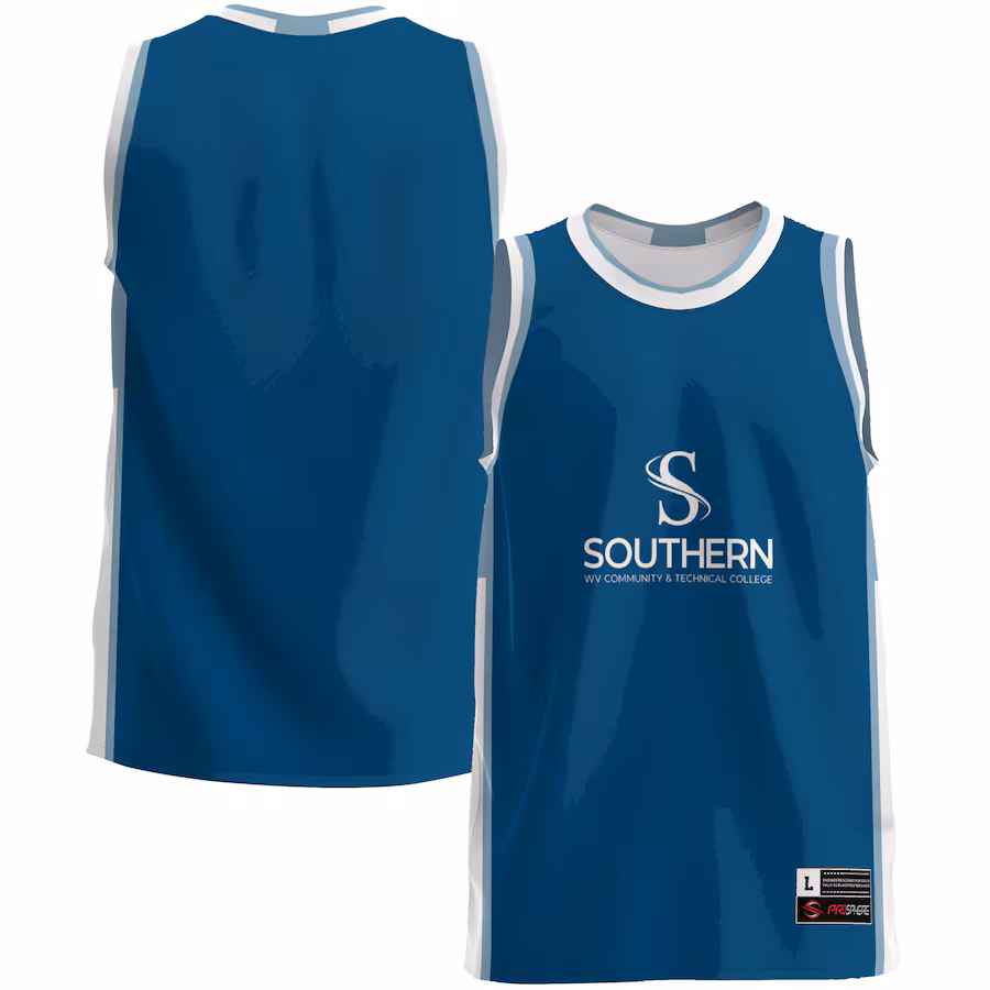Youth GameDay Greats  Blue Southern West Virginia Community and Technical College  Lightweight Basketball Jersey - Ujersey Shop