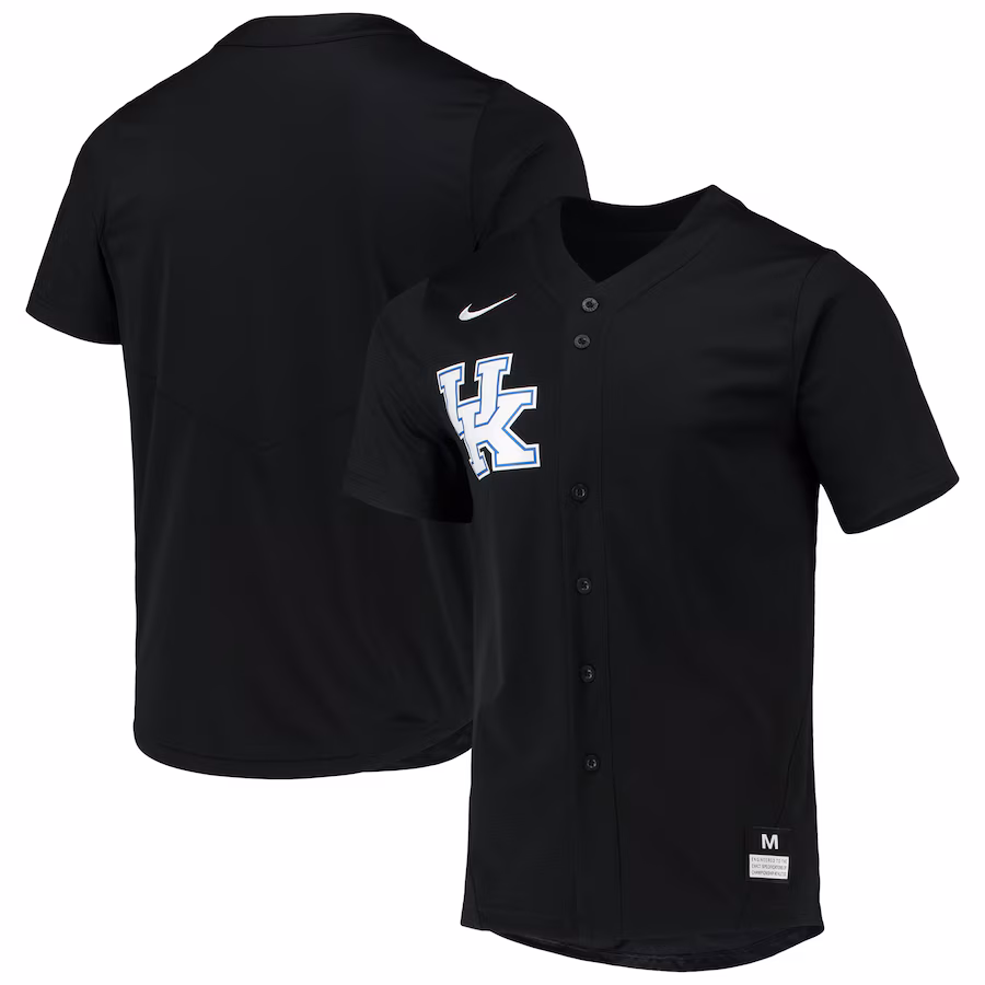 Men's Nike Black Kentucky Wildcats Replica Baseball Jersey - Ujersey Shop