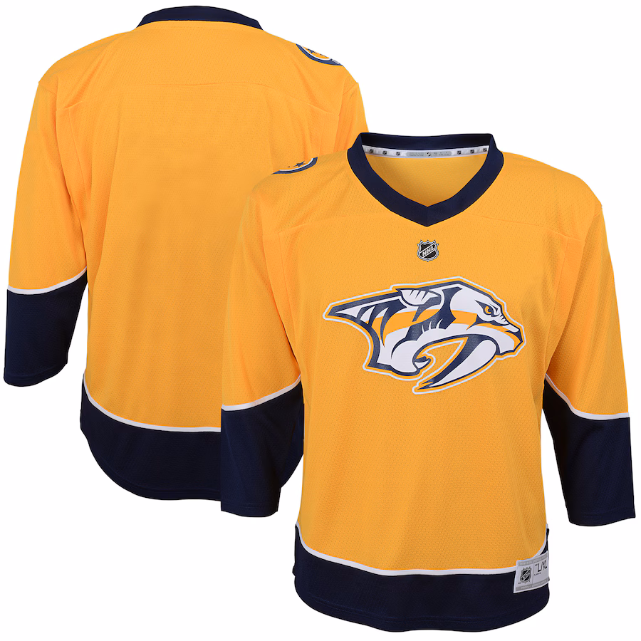 Youth Nashville Predators Gold Home Replica Jersey - Ujersey Shop