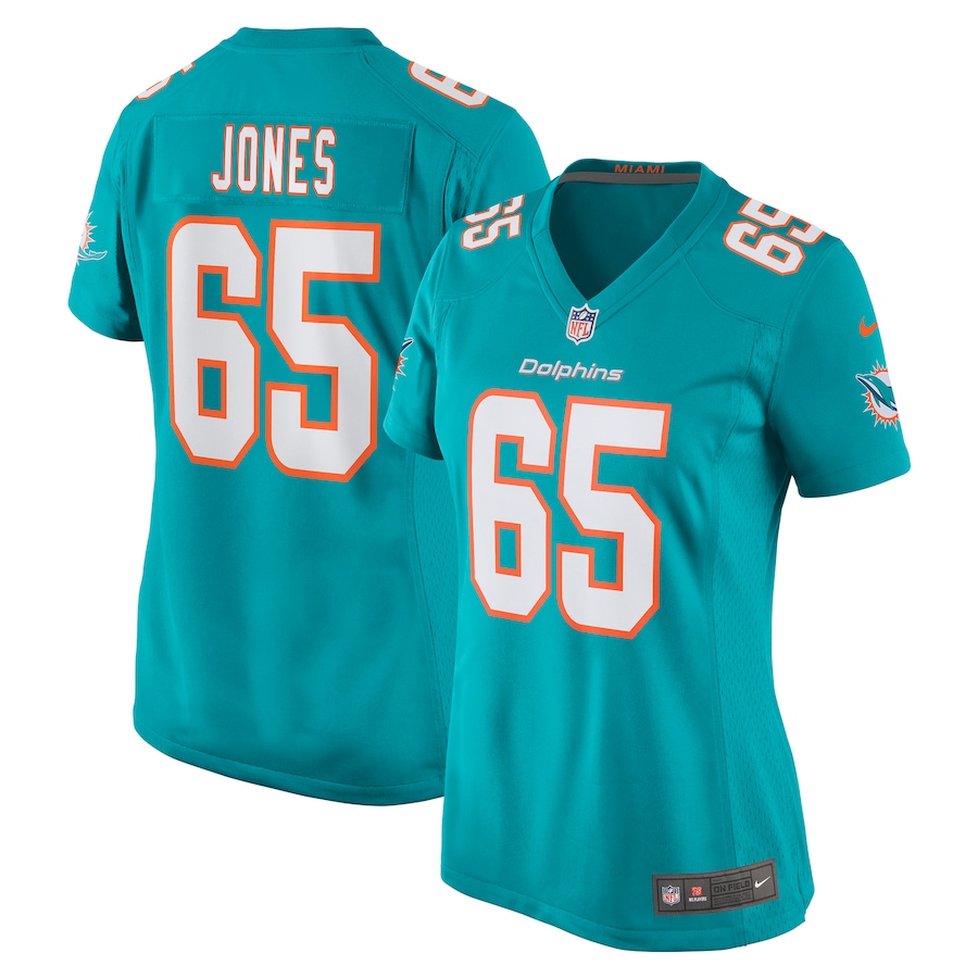 Women's Miami Dolphins Robert Jones Nike Aqua Game Jersey - Ujersey Shop