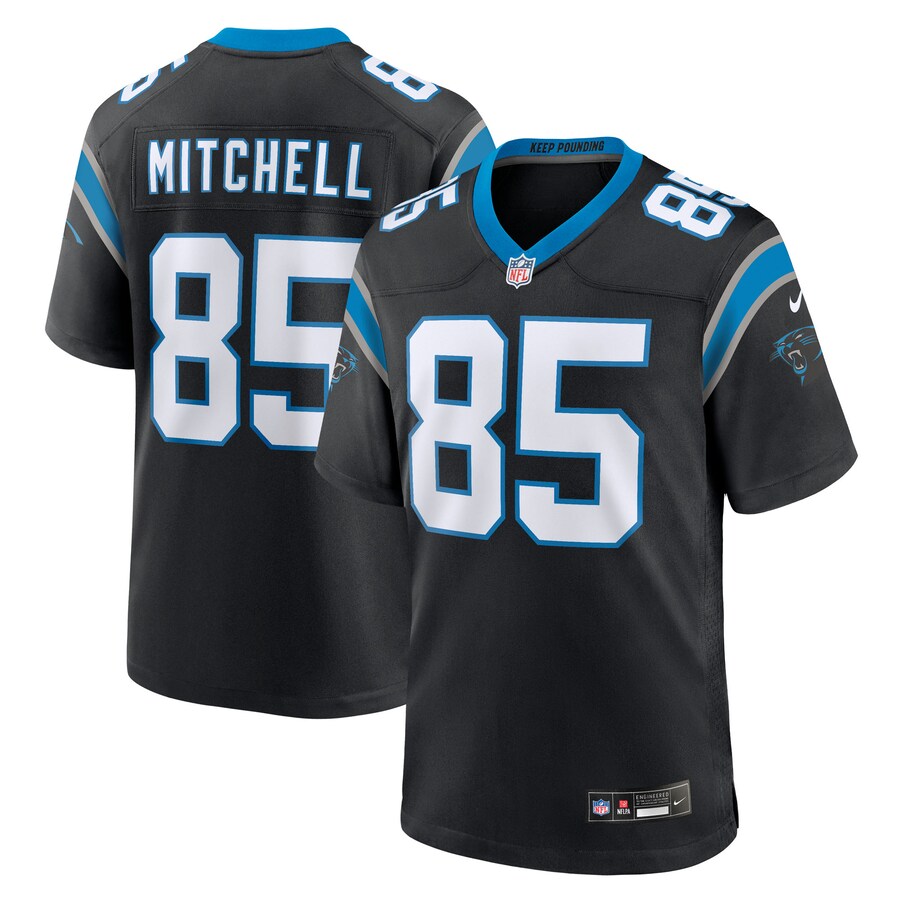 Men's Carolina Panthers James Mitchell Nike Black Team Game Jersey - Ujersey Shop