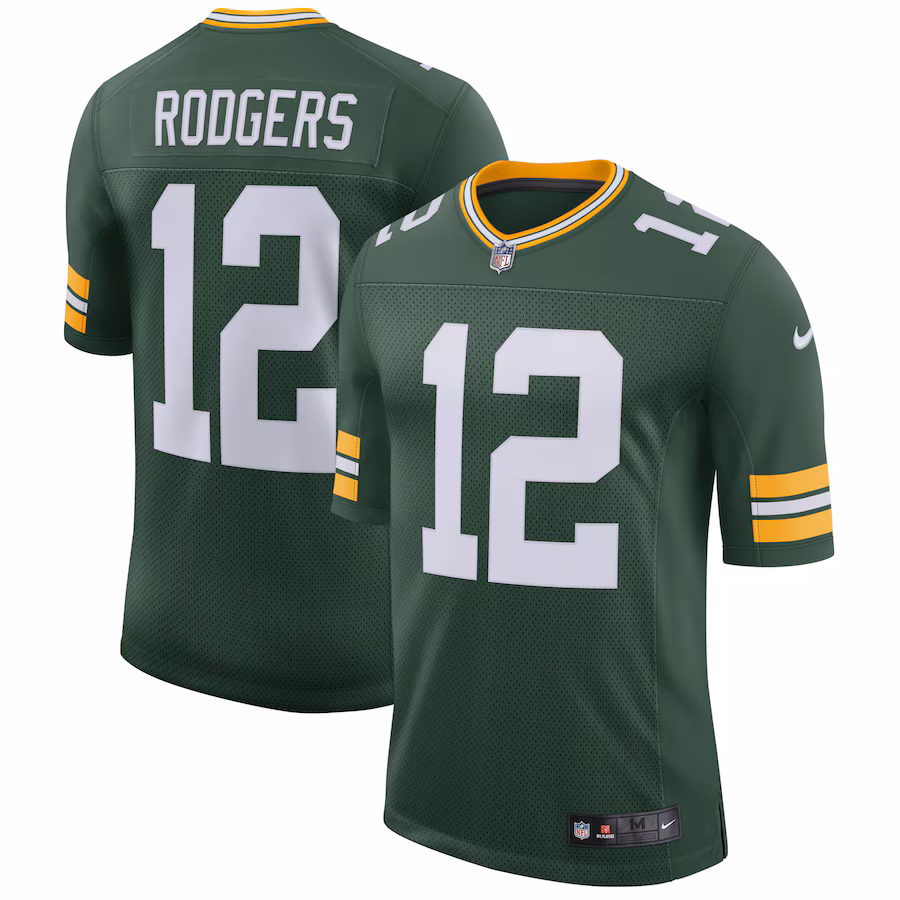 Men's Green Bay Packers Aaron Rodgers Nike Green Classic Limited Player Jersey - Ujersey Shop