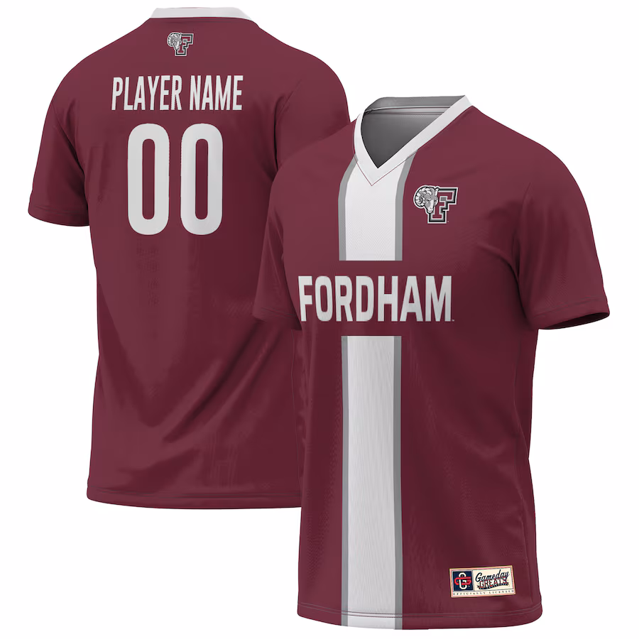 Fordham Rams GameDay Greats Unisex Pick-A-Player NIL Lightweight Soccer Jersey - Maroon - Ujersey Shop