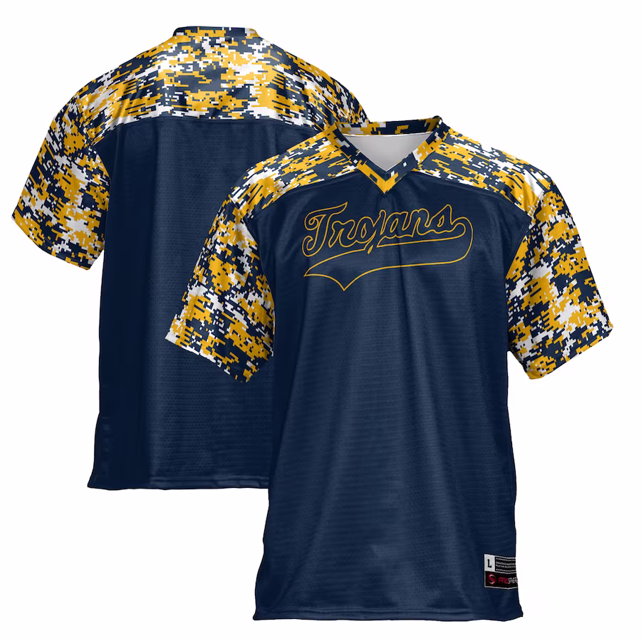 Central Alabama Community College Trojans GameDay Greats Youth  Football Jersey - Navy - Ujersey Shop