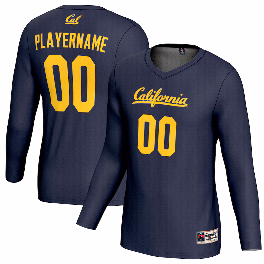 Cal Bears GameDay Greats Youth NIL Pick-A-Player Lightweight Women's Volleyball Jersey - Navy - Ujersey Shop