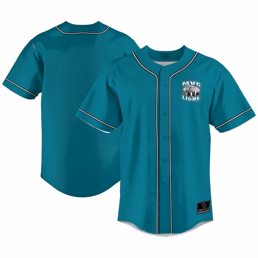 Men's ProSphere Blue MVC Mountain Lions Baseball Baseball Jersey - Ujersey Shop