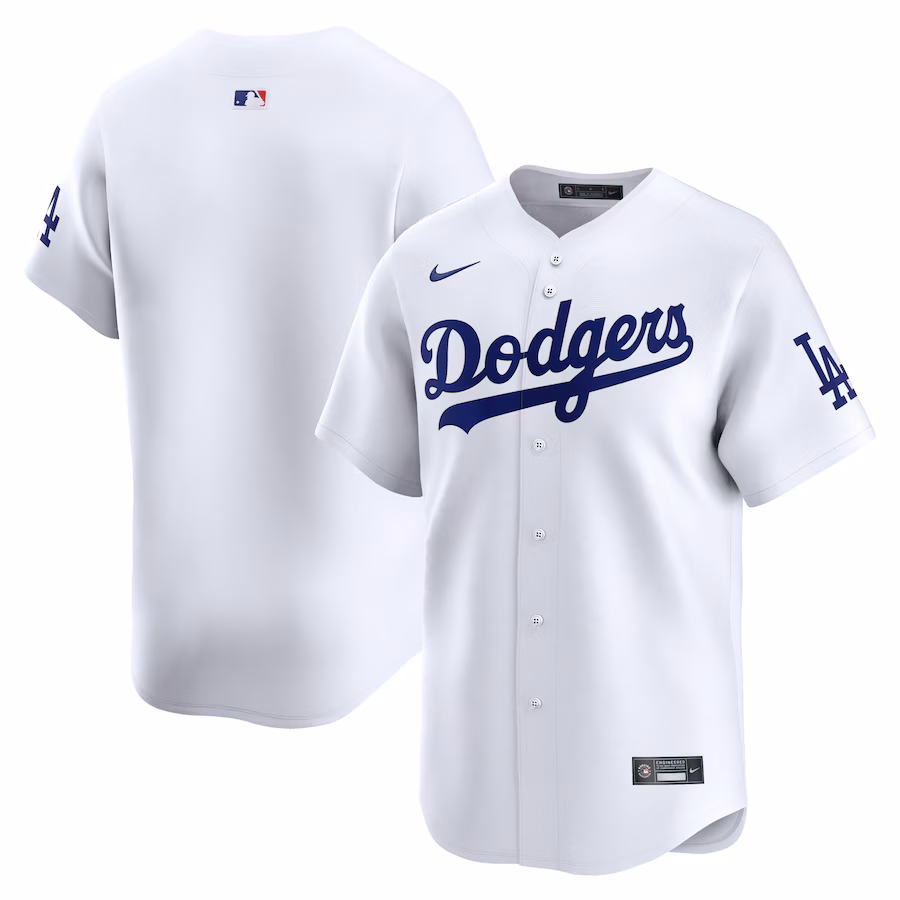 Youth Los Angeles Dodgers Nike White Home Limited Jersey - Ujersey Shop