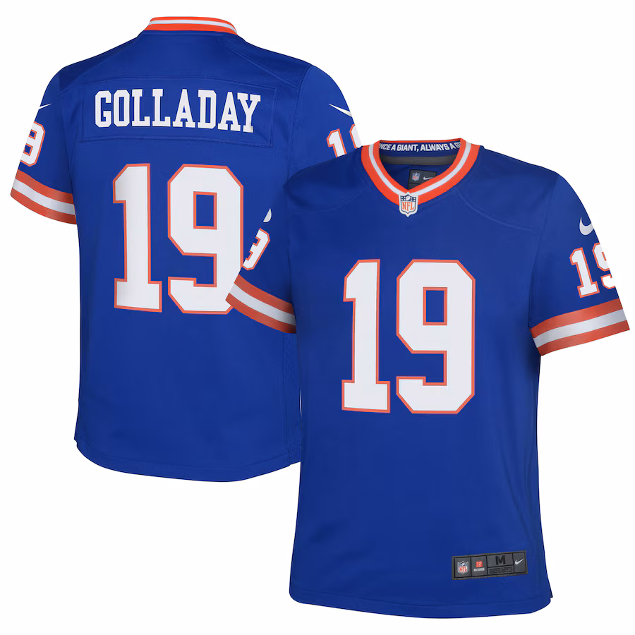 Youth New York Giants Kenny Golladay Nike Royal Classic Player Game Jersey - Ujersey Shop