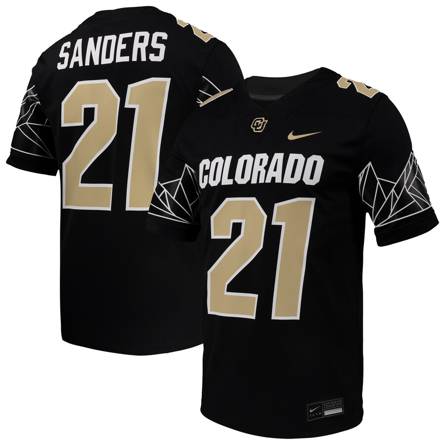 Men's Nike Shilo Sanders Black Colorado Buffaloes Untouchable Replica Game Jersey - Ujersey Shop
