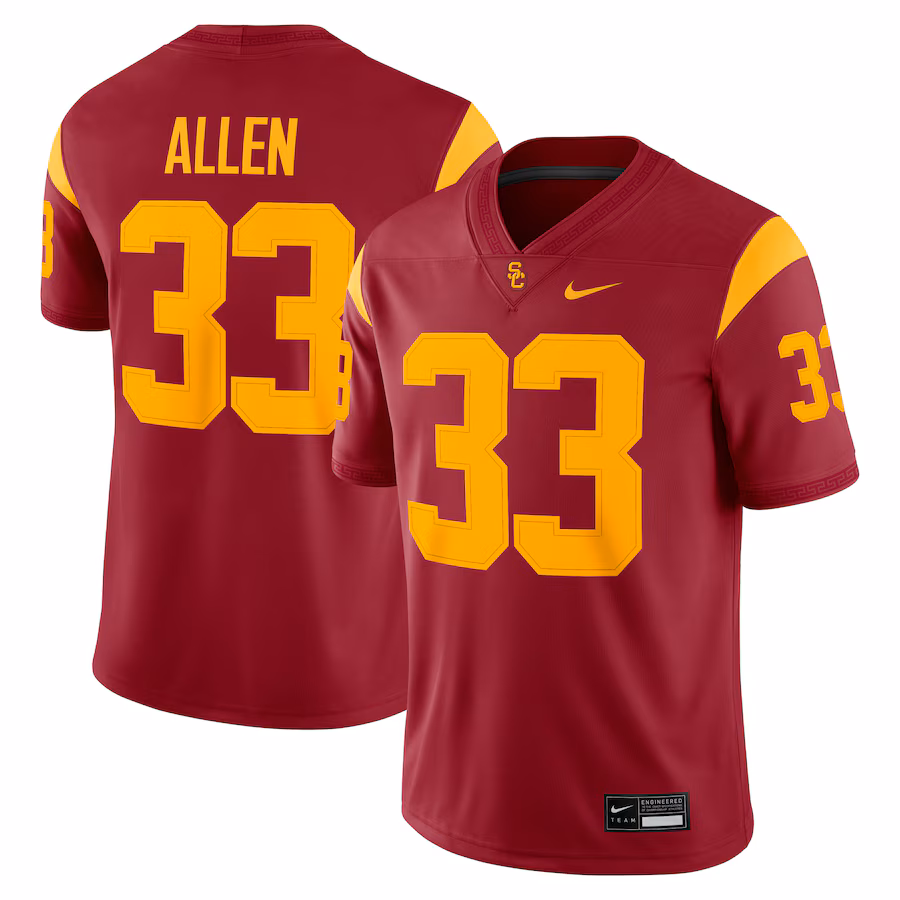 Men's Nike Marcus Allen Cardinal USC Trojans Alumni Game Jersey - Ujersey Shop