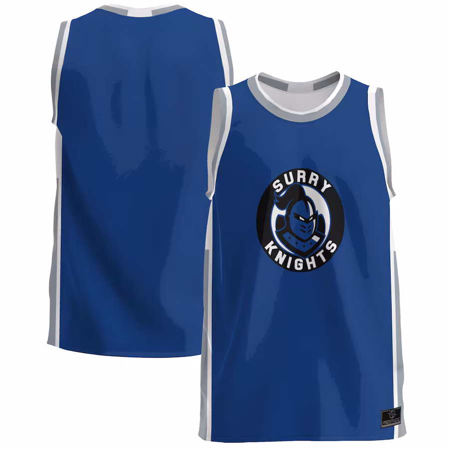 Youth ProSphere Blue Surry Community College Basketball Jersey - Ujersey Shop