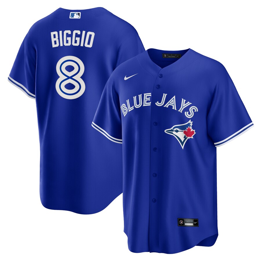 Men's Toronto Blue Jays Cavan Biggio Nike Royal Replica Player Name Jersey - Ujersey Shop