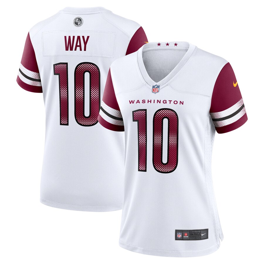 Women's Washington Commanders Tress Way Nike White Game Jersey - Ujersey Shop