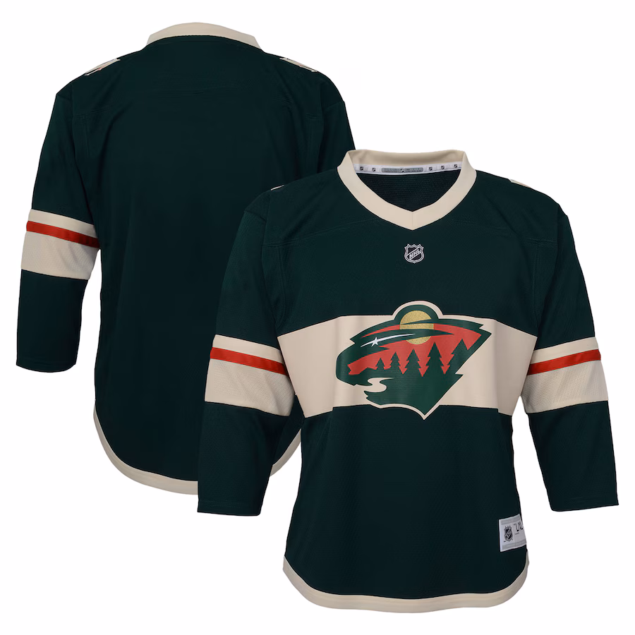 Youth Minnesota Wild Green Replica Jersey - Ujersey Shop