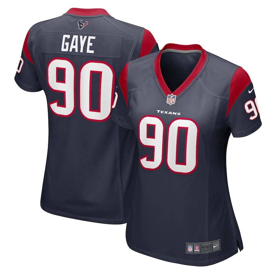 Women's Houston Texans Ali Gaye Nike  Navy Team Game Jersey - Ujersey Shop