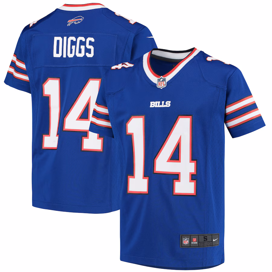 Youth Buffalo Bills Stefon Diggs Nike Royal Game Jersey - Ujersey Shop