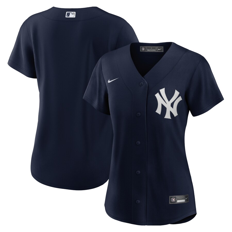 Women's New York Yankees Nike Navy Alternate Replica Team Jersey - Ujersey Shop