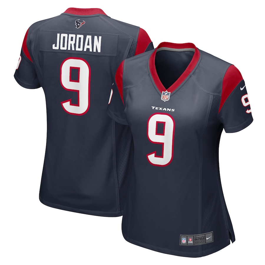 Women's Houston Texans Brevin Jordan Nike Navy Game Jersey - Ujersey Shop